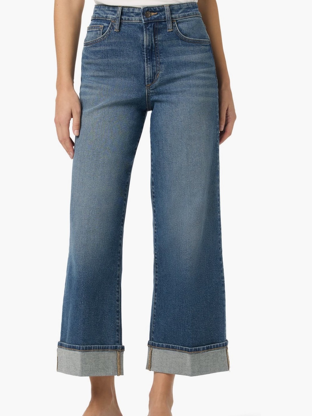 NWT Joe’s Cuffed Wide Leg Jeans Size 28